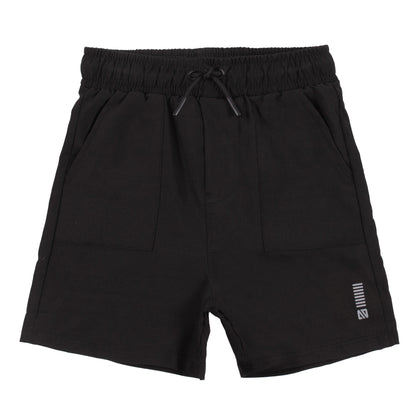 Boutique Petites Fleurs - Short noire uni athlétique Sports galactiques BSSH81 de Nano