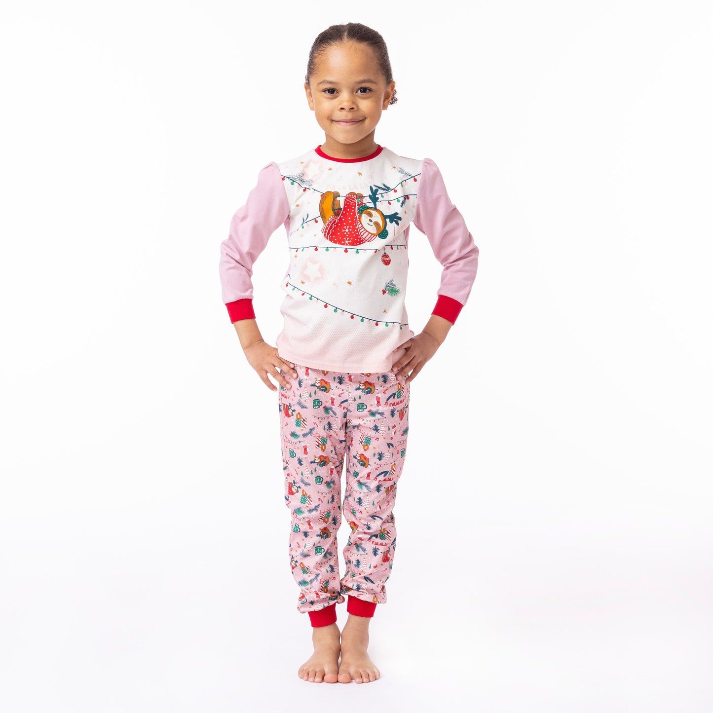 Boutique Petites Fleurs - Pyjama des fêtes paresseux F23P56 - Nano collection