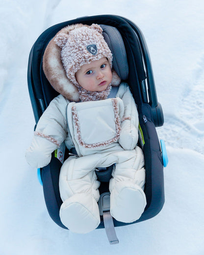 Boutique Petites Fleurs - Habit de neige pour bébés une pièce crème F10A602 - Deux par Deux