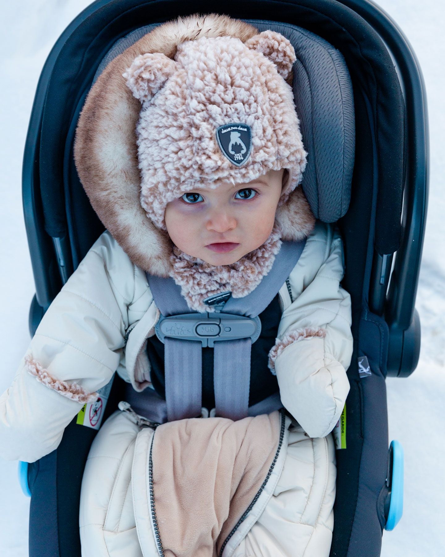Boutique Petites Fleurs - Habit de neige pour bébés une pièce crème F10A602 - Deux par Deux