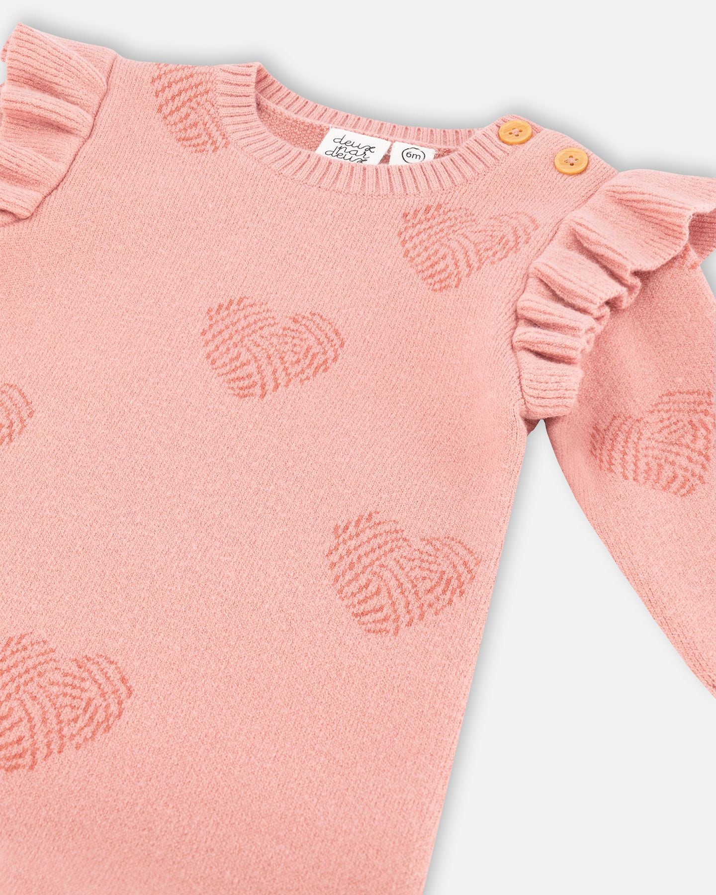 Boutique Petites Fleurs - Jumpsuit pour bébé Coeur F20BT41 - Deux par Deux