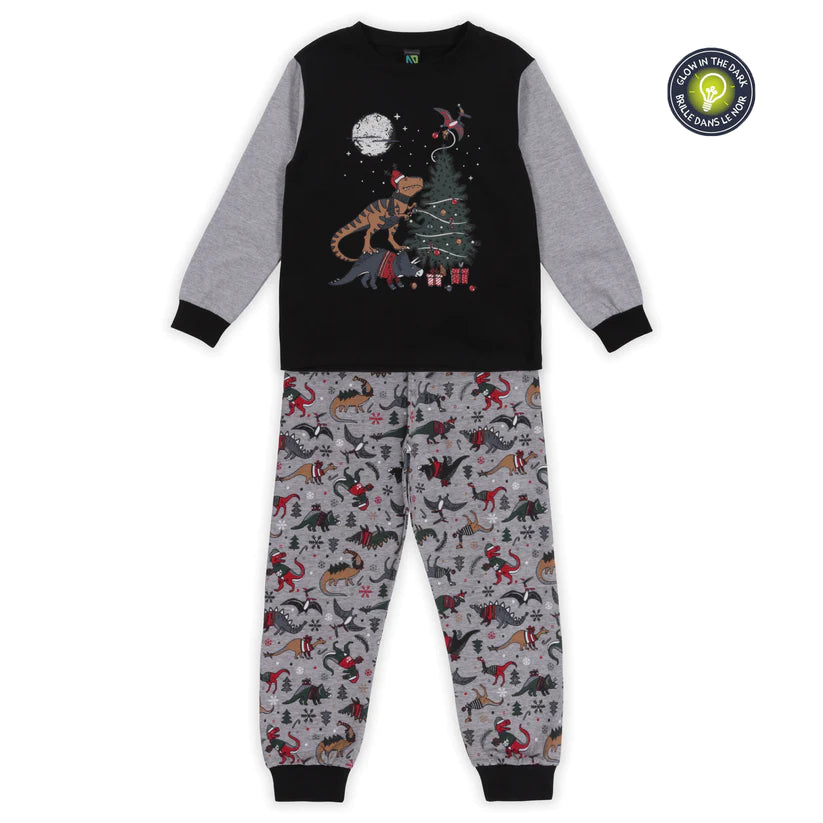Boutique Petites Fleurs - Pyjama des fêtes dino F23P07 - Nano collection