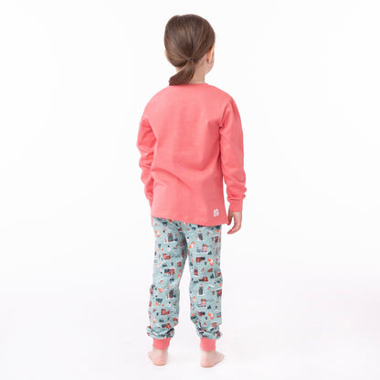 Boutique Petites Fleurs - Pyjama corail F23P52 - nano collection