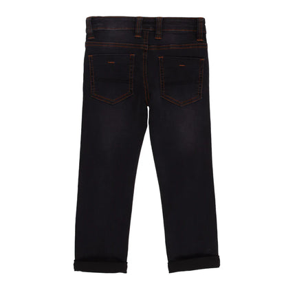 Boutique Petites Fleurs - Jeans Noir Vitesse de la lumière F2401-02 - Nano