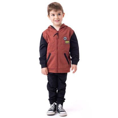 Boutique Petites Fleurs - Veste à capuchon Nature sauvage F2405-07 - Nano