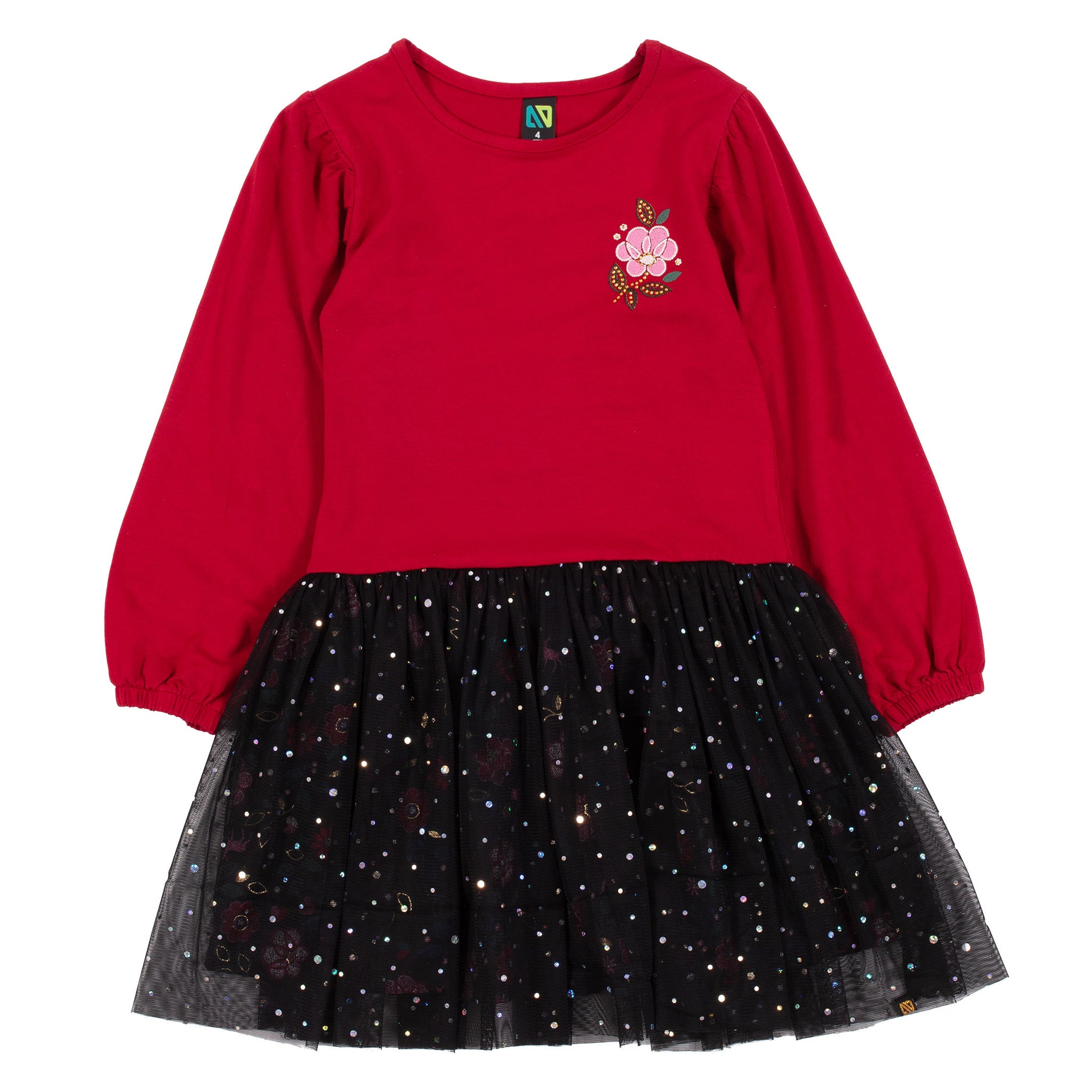 Boutique Petites Fleurs - Robe rouge Saison pour briller F2430-08 - Nano