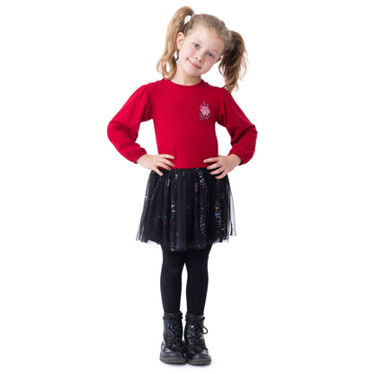 Boutique Petites Fleurs - Robe rouge Saison pour briller F2430-08 - Nano