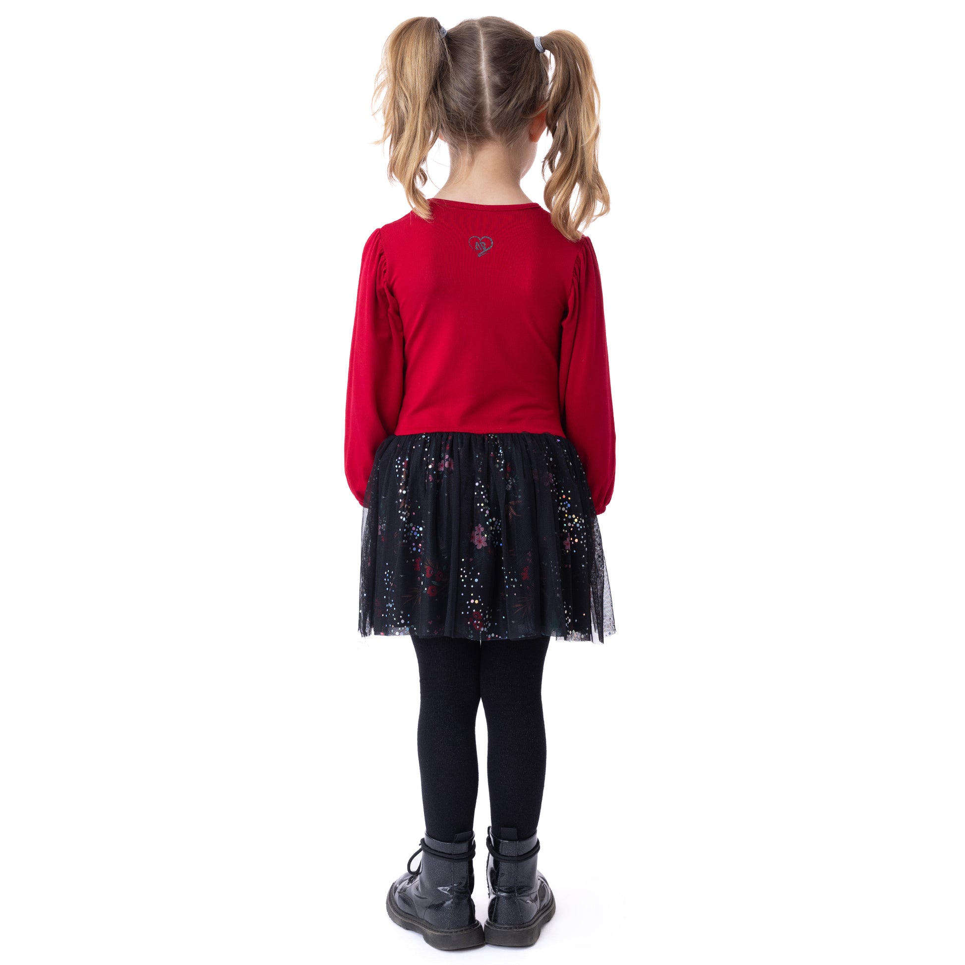 Boutique Petites Fleurs - Robe rouge Saison pour briller F2430-08 - Nano