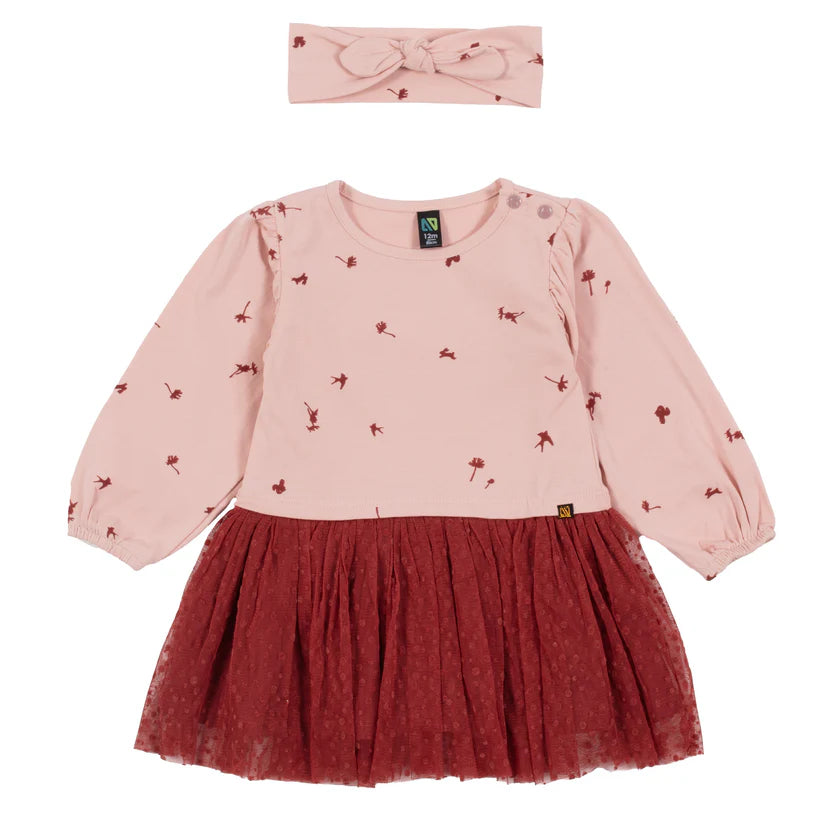 Boutique Petites Fleurs - Robe avec bandeau Bébé Fille Monet et moi F2454-09 - Nano