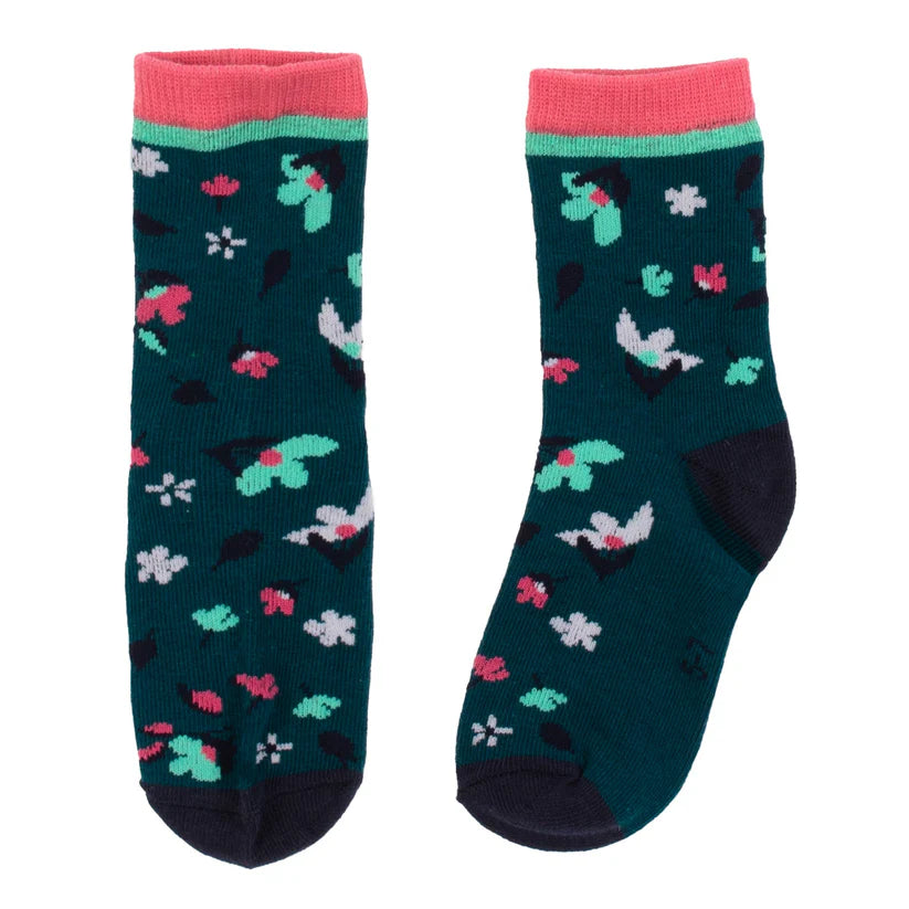 Boutique Petites Fleurs - Chaussettes Bébé Fille Paix et Amour F2456-20 - Nano