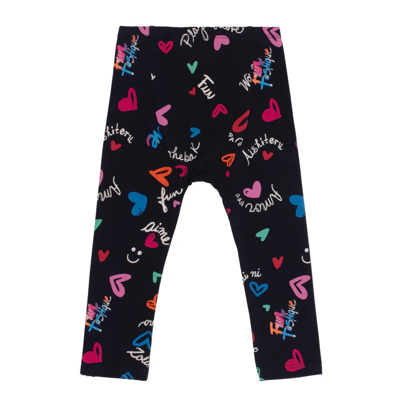 Boutique Petites Fleurs - Legging Bébé Fille Pour le plaisir F2458-09 - Nano