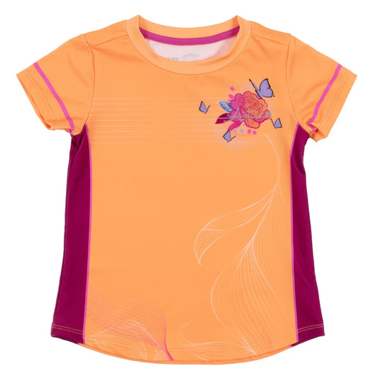 Boutique Petites Fleurs - Tshirt athlétique Zénitude orange - Nano