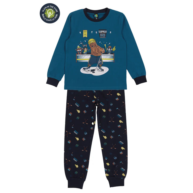 Boutique Petites Fleurs - Pyjama pour bébé Ours bleu F24P05 - Nano