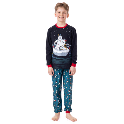 Boutique Petites Fleurs - Pyjama des fêtes Ours sur la banquise F24P07 - Nano