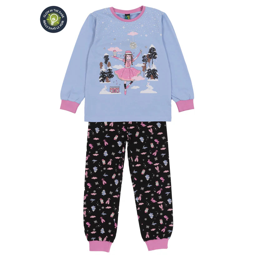 Boutique Petites Fleurs - Pyjama Enfant Ballerine Lilas F24P54 - Nano