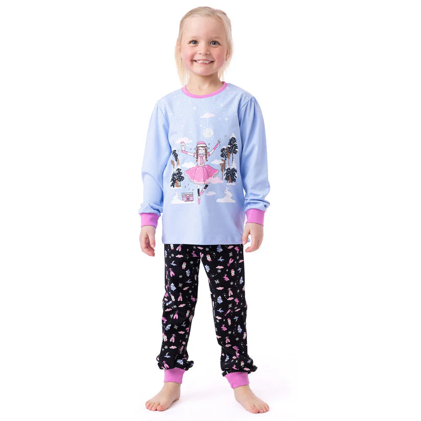 Boutique Petites Fleurs - Pyjama Enfant Ballerine Lilas F24P54 - Nano