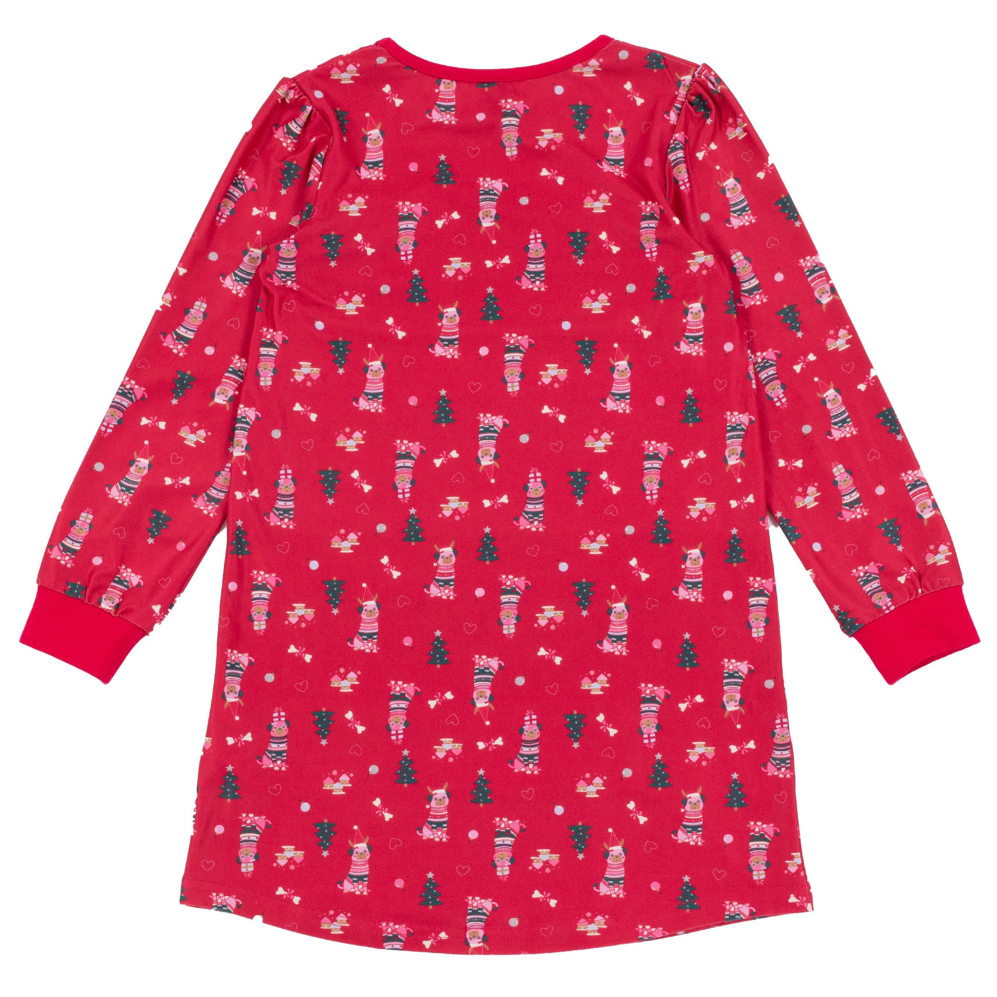 Boutique Petites Fleurs - Robe de nuit des fêtes Puppy F24P84  -Nano