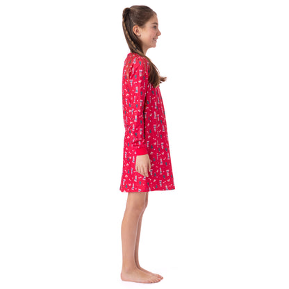 Boutique Petites Fleurs - Robe de nuit des fêtes Puppy F24P84  -Nano