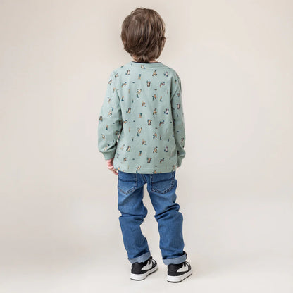 Boutique Petites Fleurs / T-shirt Chiens et Canards CAMPAGNE ANGLAISE F2507-05 / Nano collection