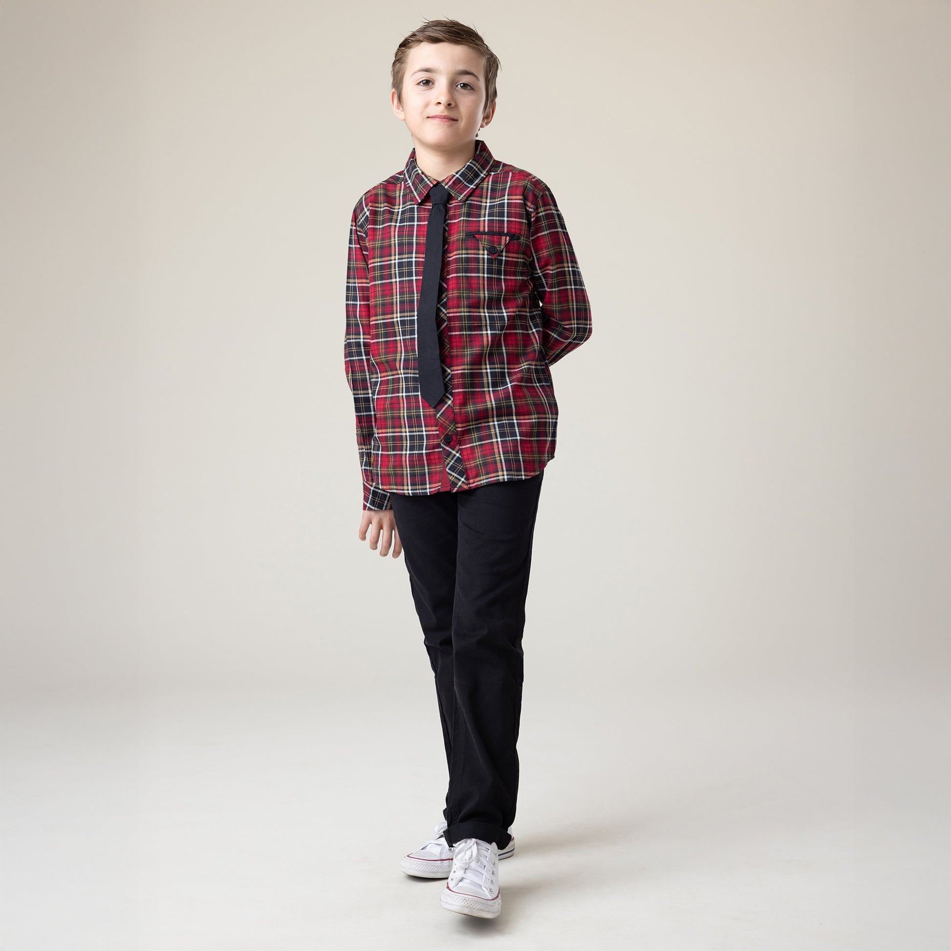 Boutique Petites Fleurs / Pantalon Mignon et chic F2525-04 / Nano collection / vêtements garçons 2 à 12 ans