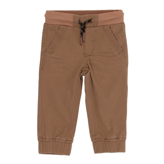 Joggers brun pour bébé F2557-06