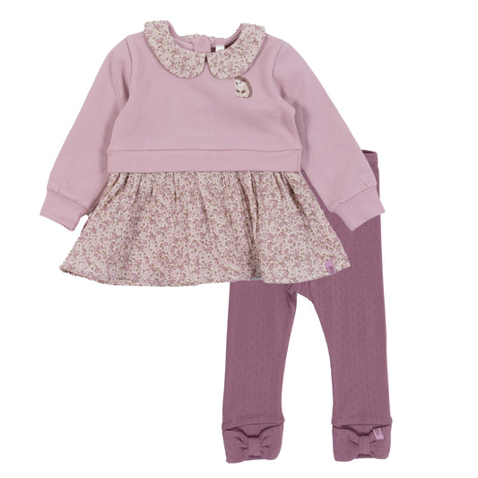 Ensemble tunique 2 pièces pour bébé F2560-08