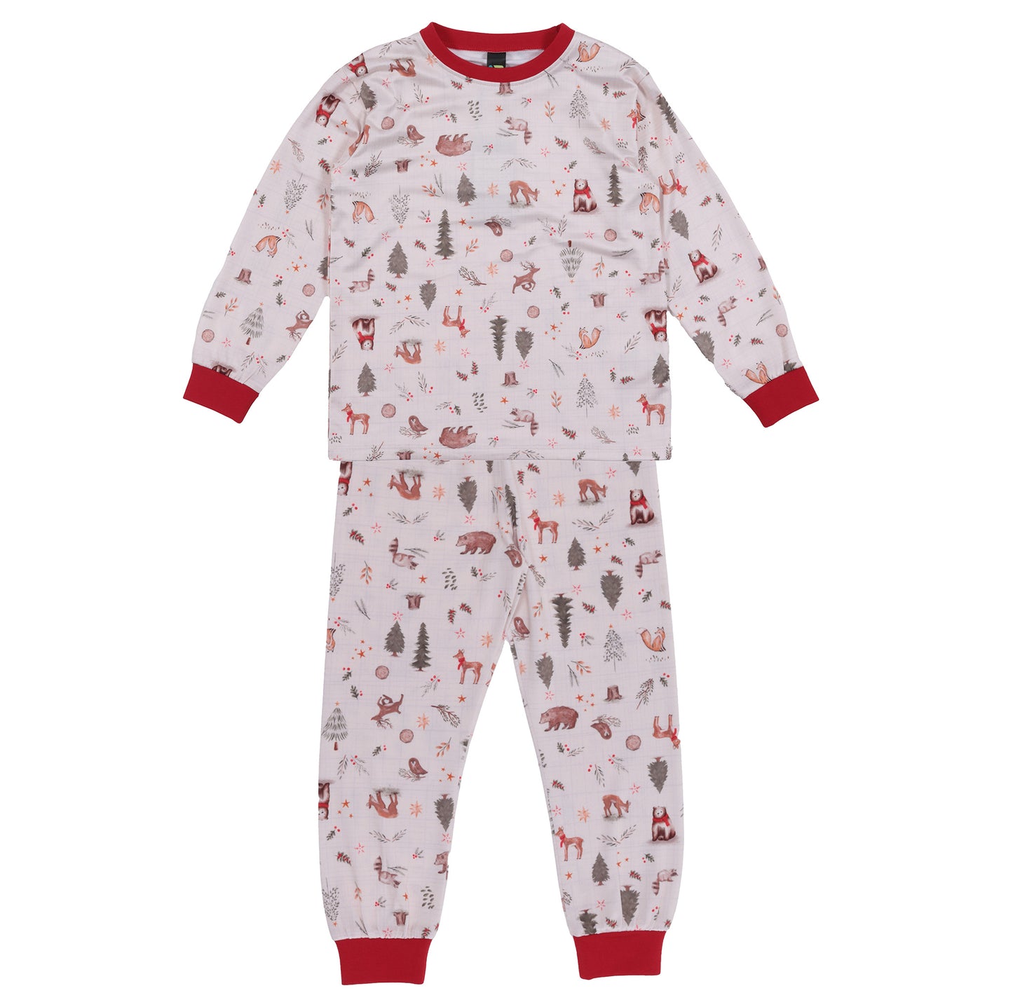 Boutique Petites Fleurs / Pyjama Noel dans la forêt F25p09 / Nano collection