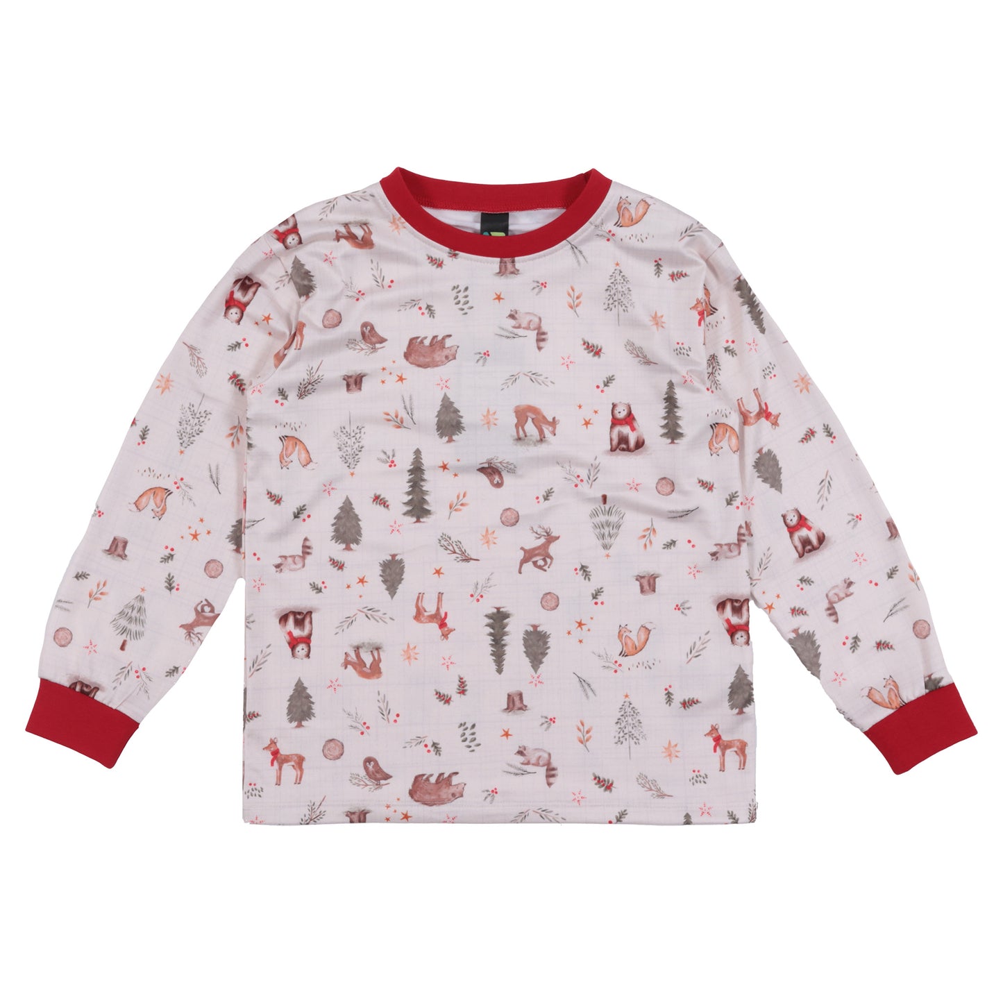 Boutique Petites Fleurs / Pyjama Noel dans la forêt F25p09 / Nano collection