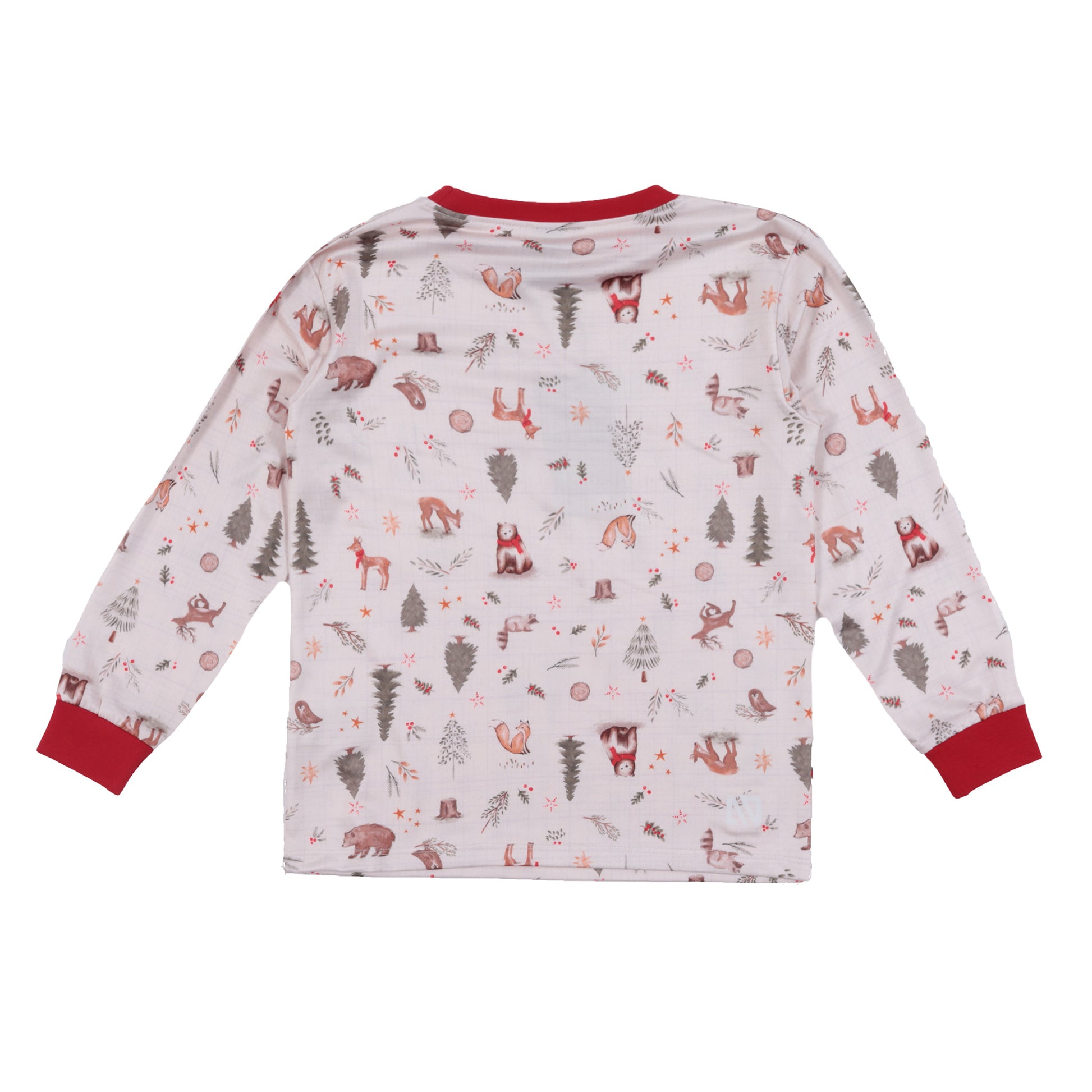 Boutique Petites Fleurs / Pyjama Noel dans la forêt F25p09 / Nano collection