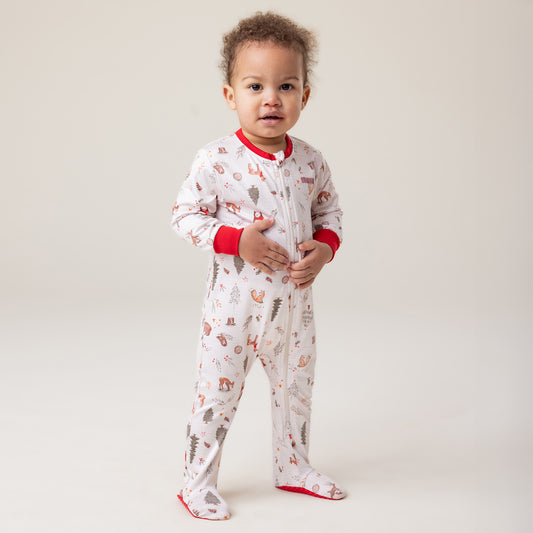 Pyjama pour Bébé Noel dans la forêt F25p159