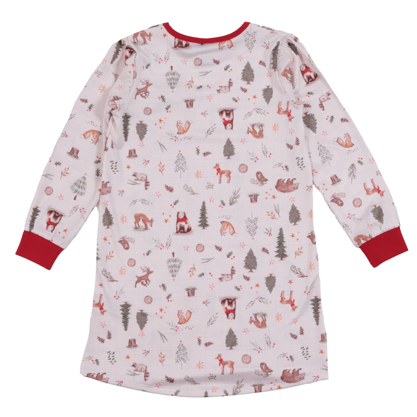Robe de nuit Noel dans la forêt F25p82