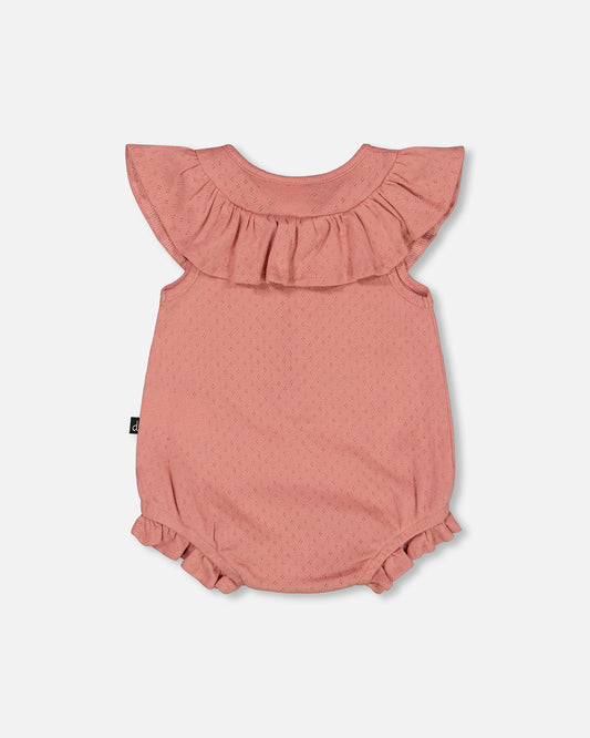 Boutique Petites Fleurs - Barboteuse en coton biologique F30A40 - Deux par Deux