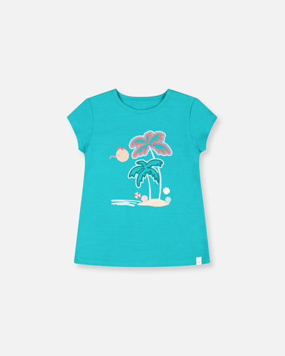 Boutique Petites Fleurs - T-shirt vacances dans les îles F30J70 - Deux par Deux