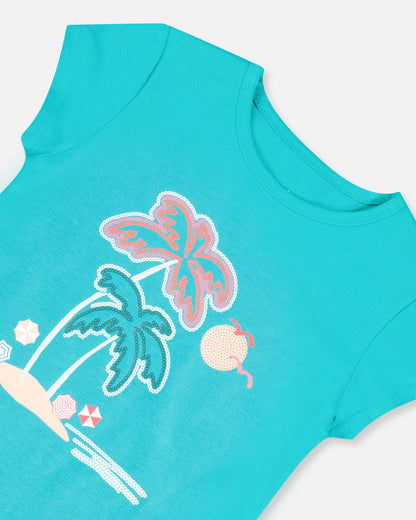 Boutique Petites Fleurs - T-shirt vacances dans les îles F30J70 - Deux par Deux