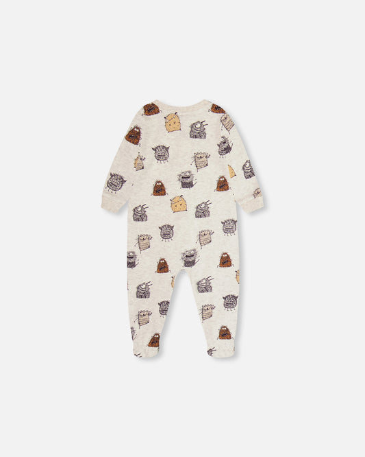 Boutique Petites Fleurs - Pyjama bébé Monstres F30PA40 - Deux par Deux