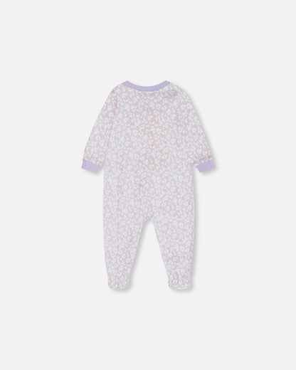 Boutique Petites Fleurs - Pyjama bébé Petites Fleurs lilas F30PA40 - Deux par Deux