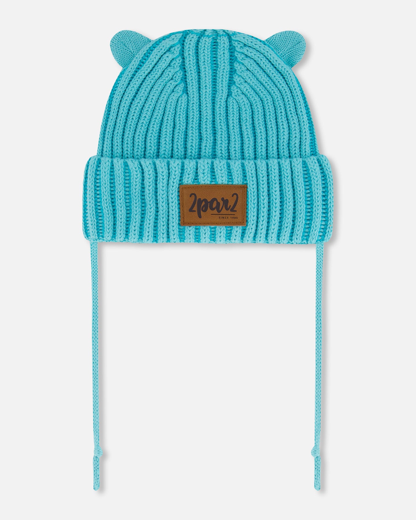 Boutique Petites Fleurs - Tuque en tricot pour bébé Turquoise F30WT23 - Deux par Deux