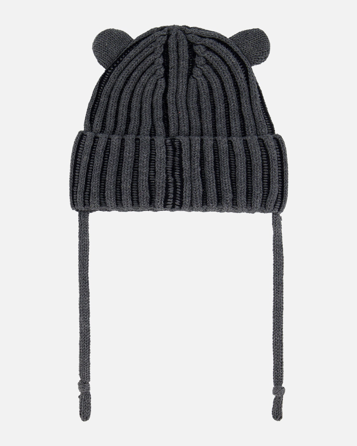 Boutique Petites Fleurs - Tuque en tricot pour bébé Noire F30WT23 - Deux par Deux