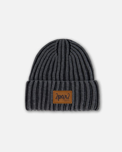 Boutique Petites Fleurs - Tuque en tricot Noire F30WT24 - Deux par Deux