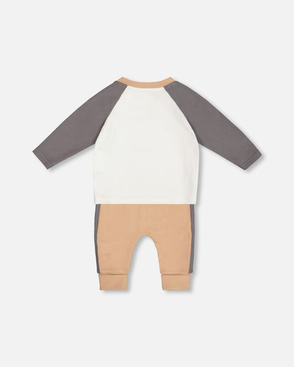 Boutique Petites Fleurs - Ensemble pour bébé Ourson G20C11 - Deux par Deux