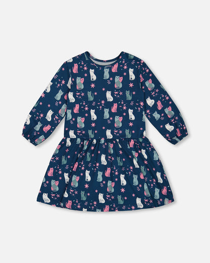 Boutique Petites Fleurs - Robe chats les essentiels G20Z90 - Deux par Deux