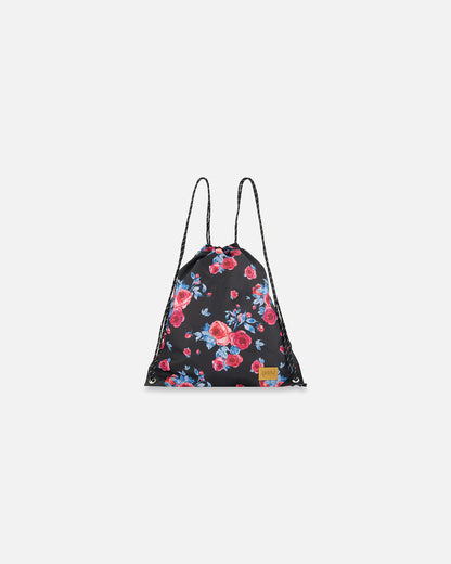 Boutique Petites Fleurs - Sac À Cordon Imprimé De Roses G20ZSC_011 - Deux par Deux