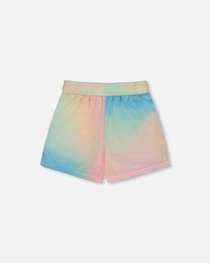 Short imprimé tie-dye multicolore G30K27 (à venir)