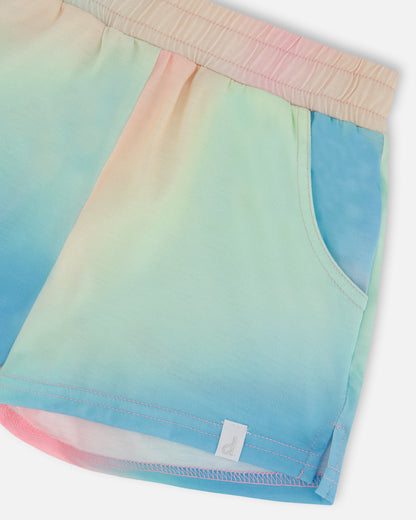 Short imprimé tie-dye multicolore G30K27 (à venir)