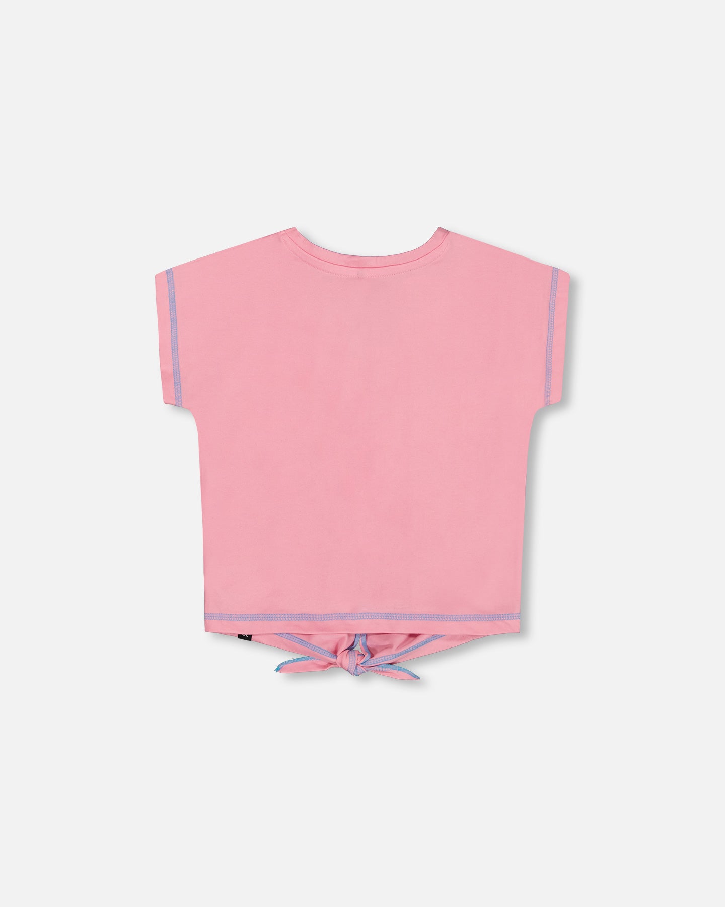 T-shirt avec nœud imprimé rose bonbonG30K71 (à venir)