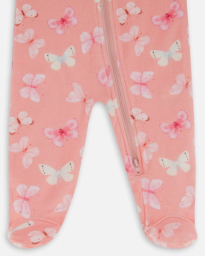 Pyjama papillons roses et bleus pour bébé G30PA40 (à venir)