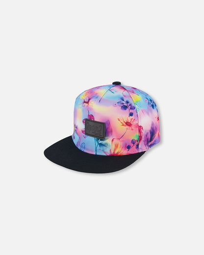 Casquette imprimée papillons sur fond multicolore G30VGC (à venir)