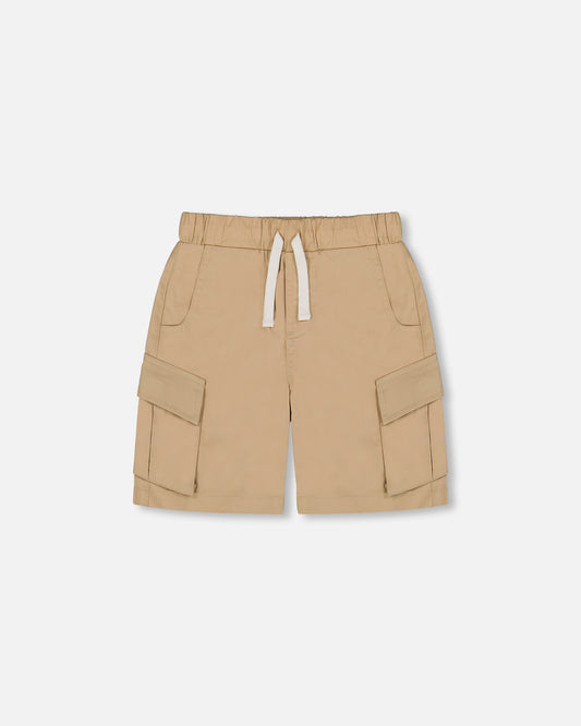 Short parachute avec poches cargo beige clair G30YB26 (à venir)