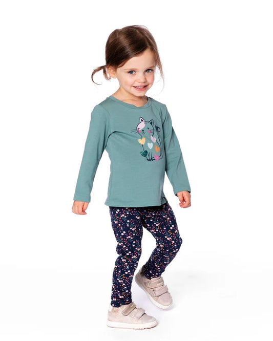 Legging imprimé fleuris H20E60