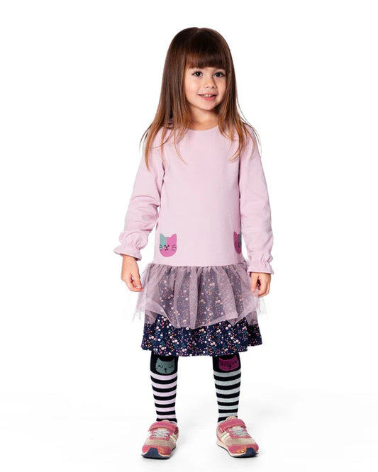 Collants en tricot Chat pour bébé et enfant H20ET